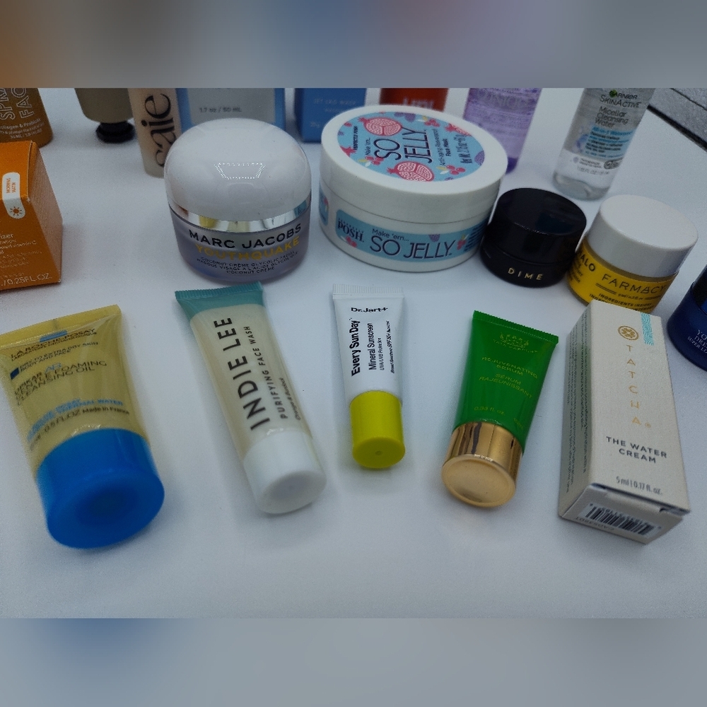 MEGA Skincare Bundle Lot Tatcha Marc Jacobs Summer Fridays Tata Harper Indie Lee - Picture 2 of 9